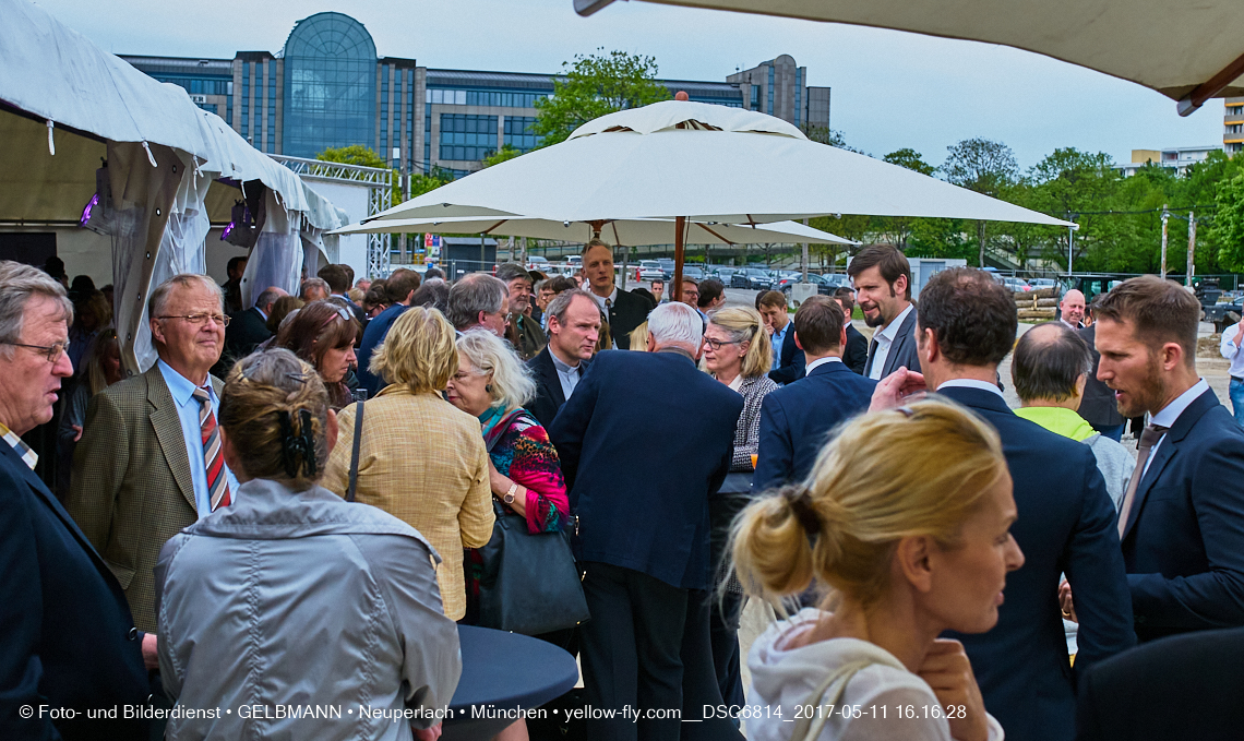 11. Mai 2017 - Grundsteinlegung für die LOGE und dem Kulturquadrat in Neuperlach